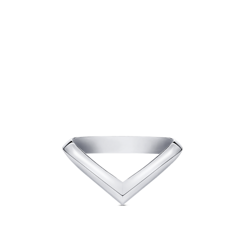 카테고리 웨딩밴드 LV 다이아몬드(LV Diamonds) V 반지, 플래티넘 | 루이비통 공식 온라인 스토어® (크게 보기)