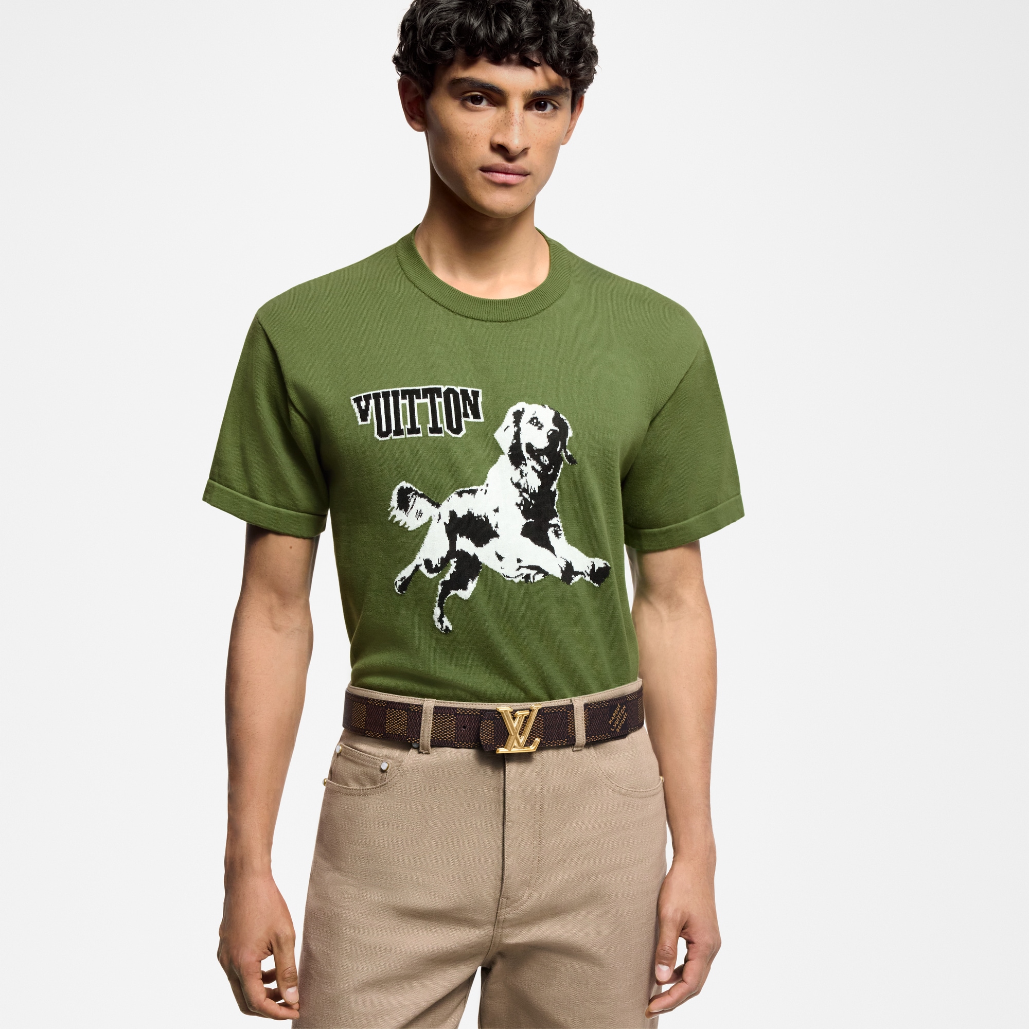 다미에 그라파이트 캔버스 액세서리 벨트 LV 디멘션 (LV Dimension) 40mm 리버서블 벨트 | 루이비통 공식 온라인 스토어® (크게 보기)