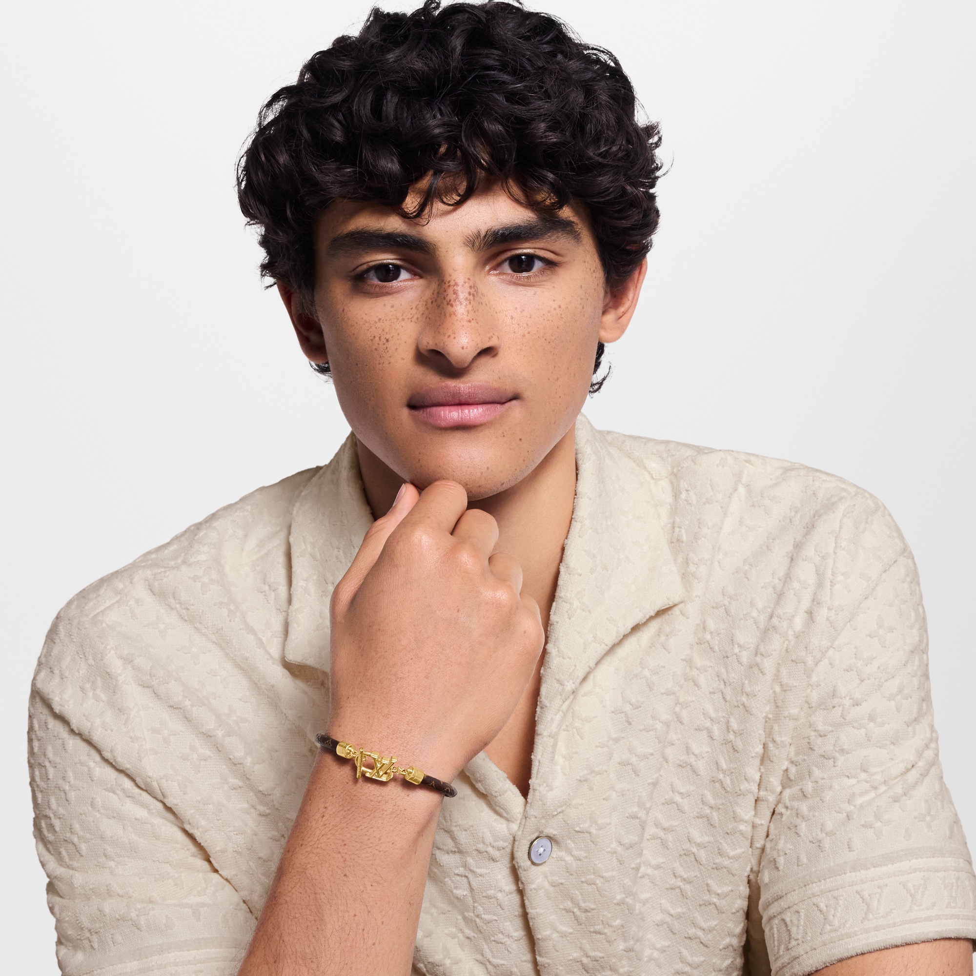  패션 주얼리 팔찌 LV 디멘션 코르동 (LV Dimension Cordon) 팔찌 | 루이비통 공식 온라인 스토어® (크게 보기)