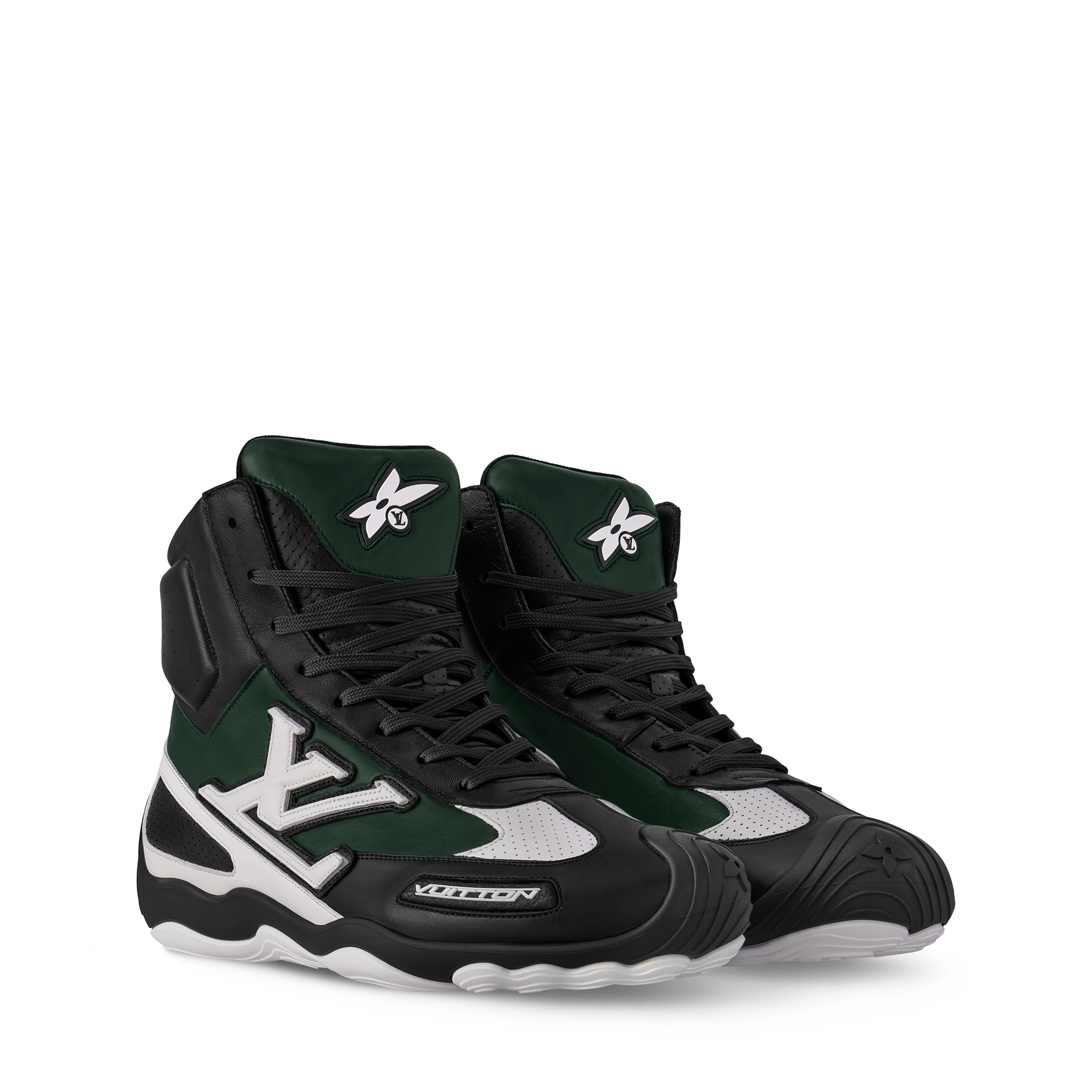  슈즈 스니커즈 LV 풋프린트 레이싱 하이 톱 스니커즈 | 루이비통 공식 온라인 스토어® (크게 보기)