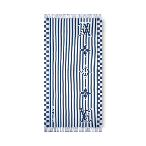 S00 액세서리 홈 텍스타일 LV 그래피컬 비치 블랭킷 | 루이비통 공식 온라인 스토어® (크게 보기)