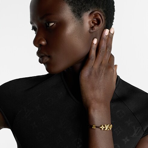 기타 가죽 패션 주얼리 팔찌 LV 아이코닉 & 패드락 팔찌 | 루이비통 공식 온라인 스토어® (크게 보기)