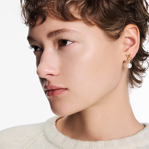 S00 패션 주얼리 귀걸이 LV 아이코닉 루이자 귀걸이 | 루이비통 공식 온라인 스토어® (크게 보기)