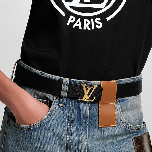 LV 이니시알 30mm 리버서블 착용 뷰