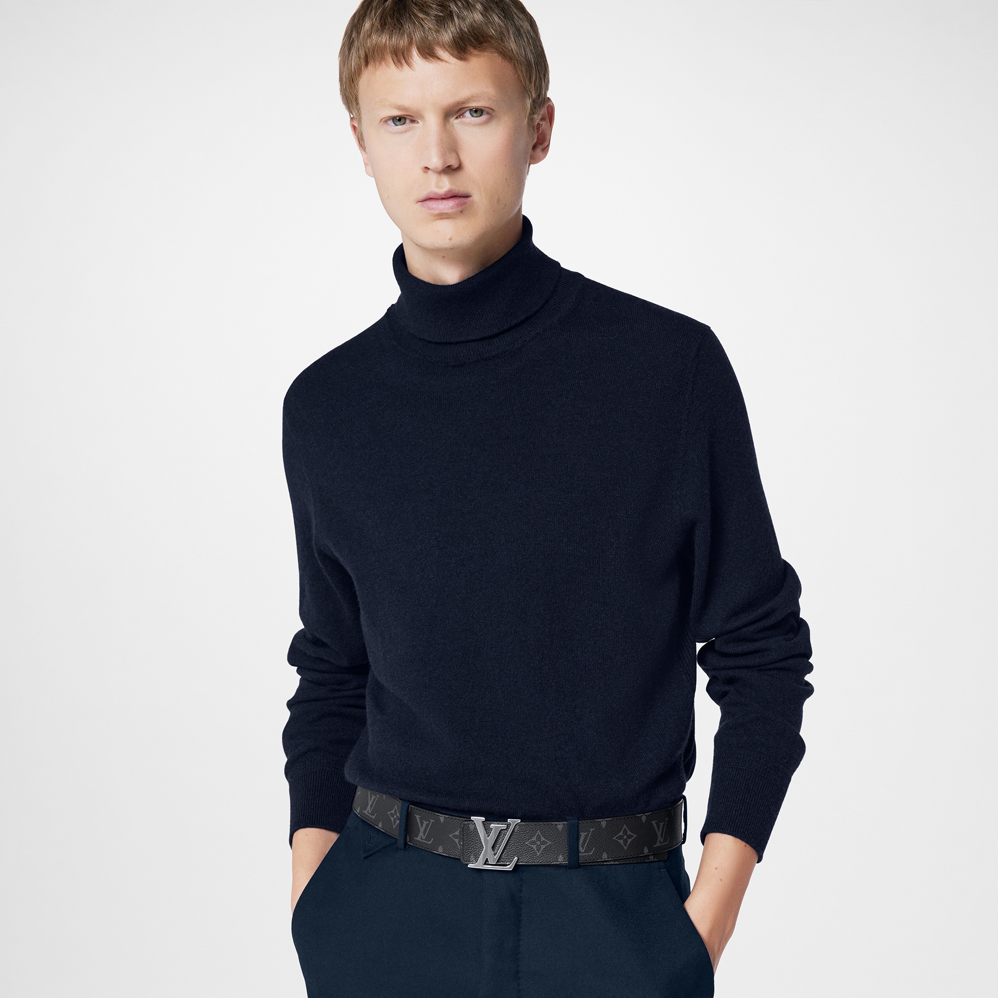 모노그램 이클립스 액세서리 벨트 LV 이니셜 40mm 리버서블 | 루이비통 공식 온라인 스토어® (크게 보기)