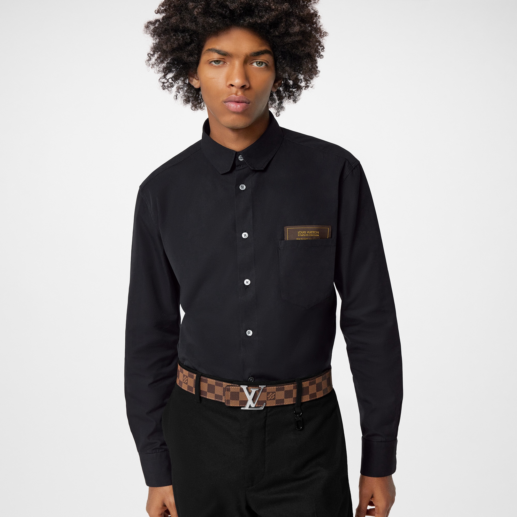 다미에 그라파이트 캔버스 액세서리 벨트 LV 이니셜 40MM 리버서블 벨트 | 루이비통 공식 온라인 스토어® (크게 보기)