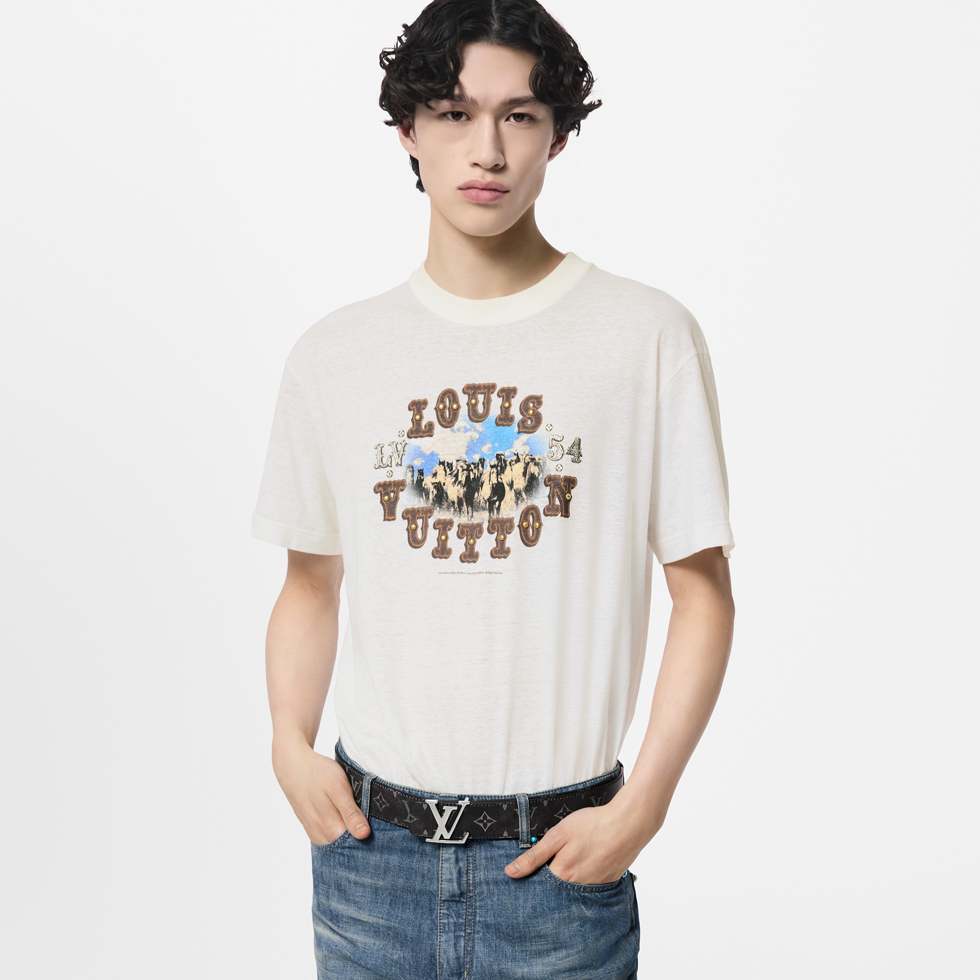  액세서리 벨트 LV 이니셜 (LV Initiales) 40mm 리버서블 벨트 | 루이비통 공식 온라인 스토어® (크게 보기)