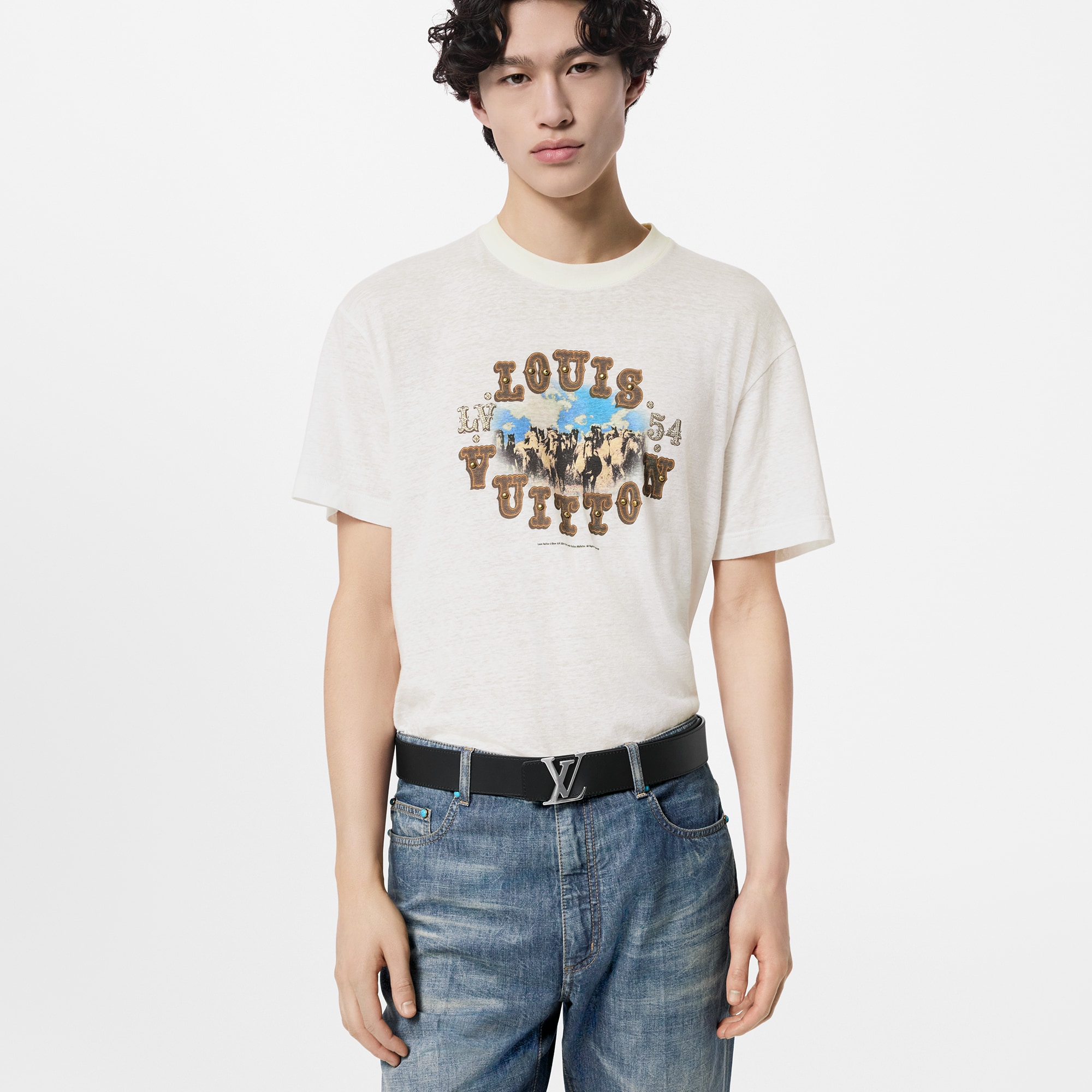  액세서리 벨트 LV 이니셜 (LV Initiales) 40mm 리버서블 벨트 | 루이비통 공식 온라인 스토어® (크게 보기)