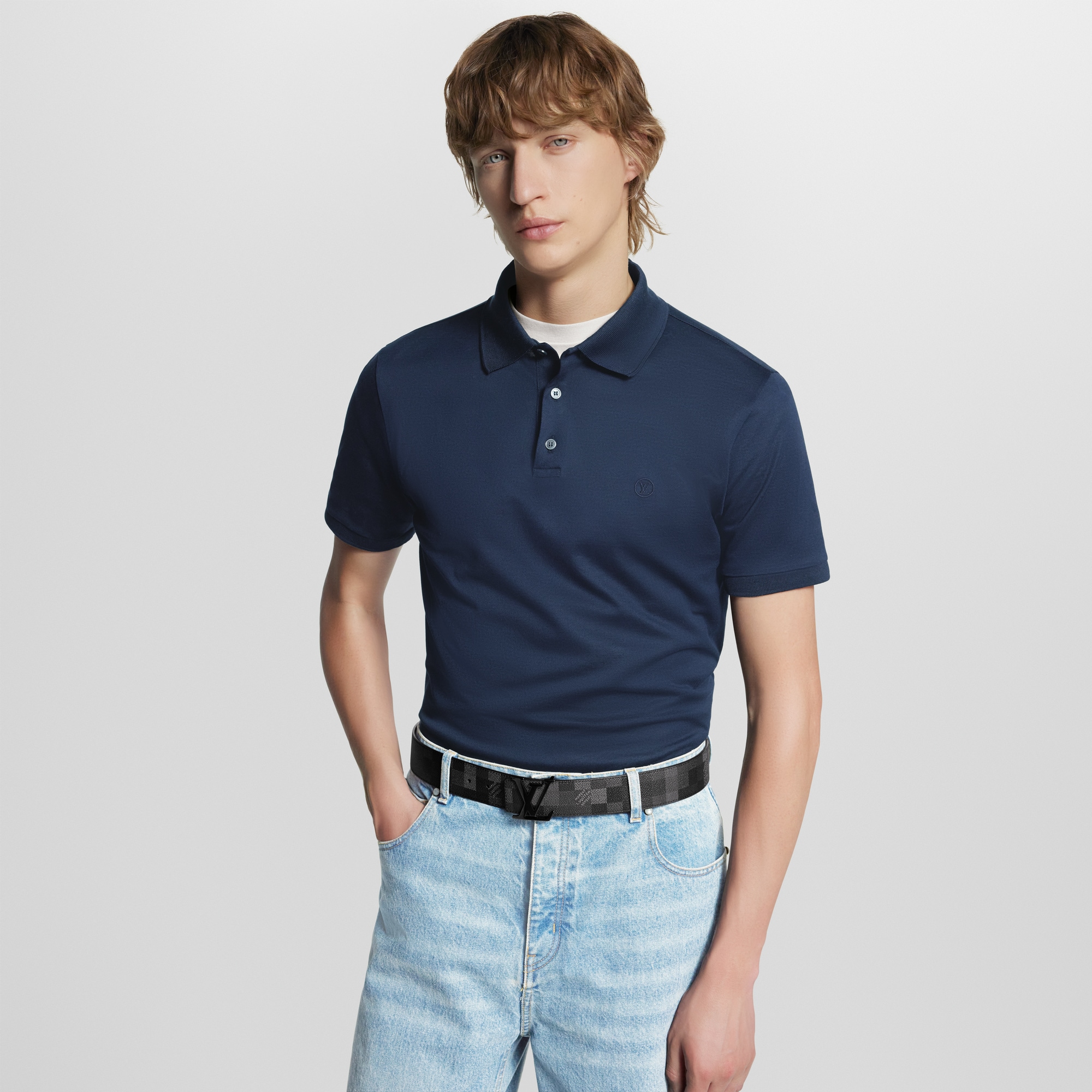 D16 액세서리 벨트 LV 이니셜 다모플라주 (LV Initiales Damoflage) 40mm 리버서블 벨트 | 루이비통 공식 온라인 스토어® (크게 보기)