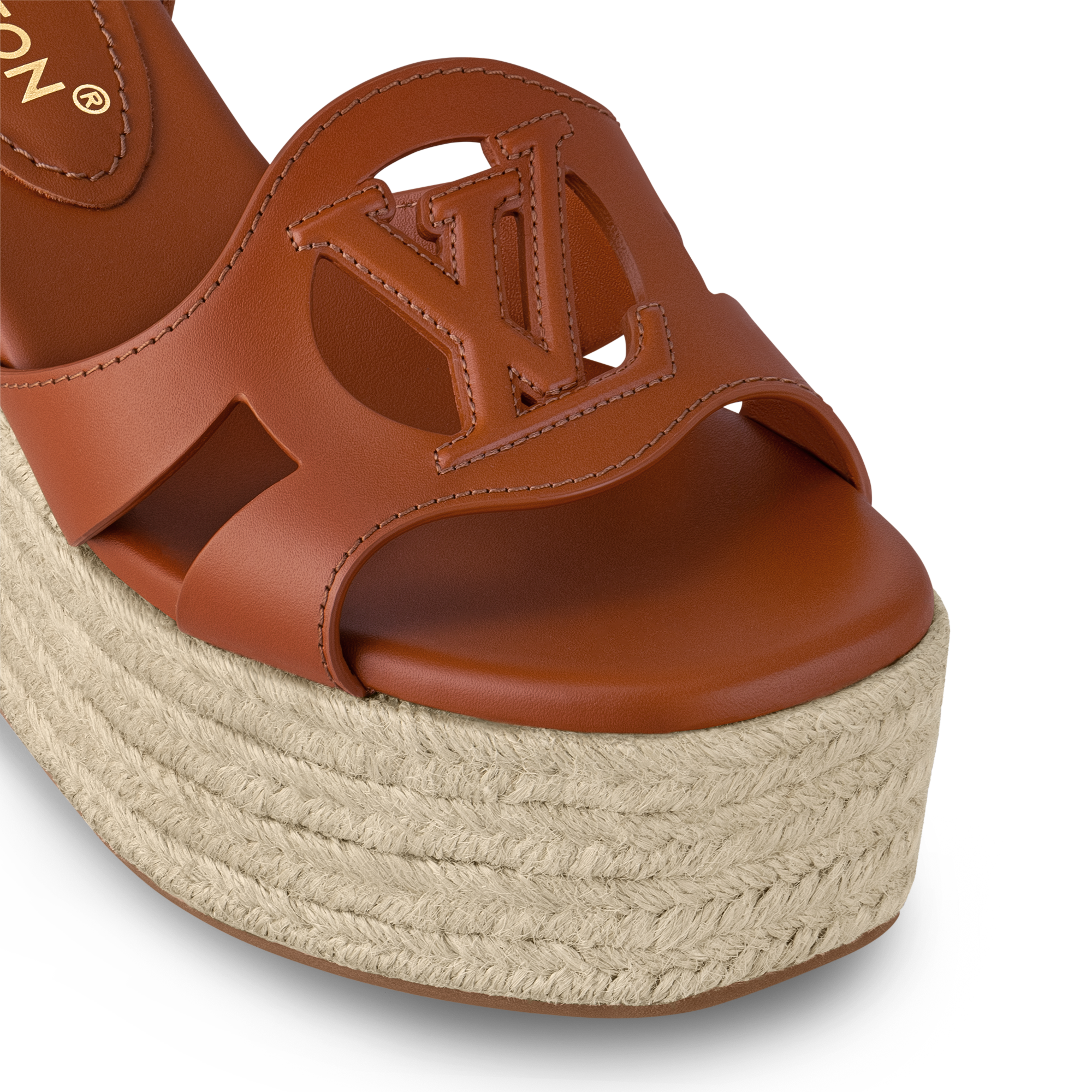  Discontinued Product Obs 16 LV 이솔라 웨지 샌들 | 루이비통 공식 온라인 스토어® (크게 보기)