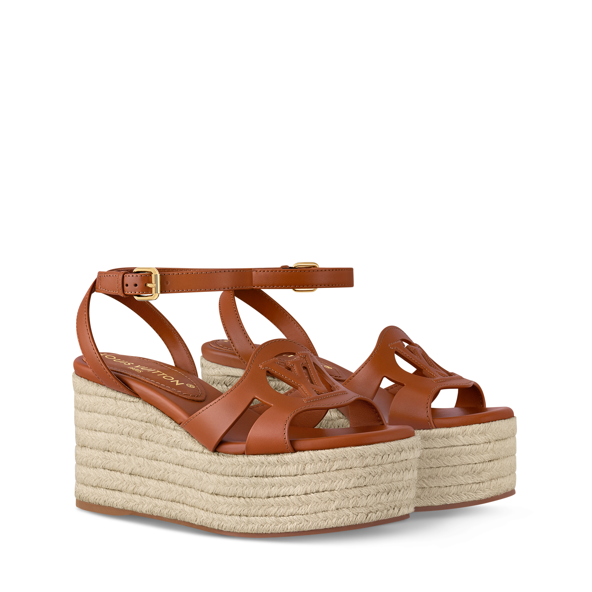  Discontinued Product Obs 16 LV 이솔라 웨지 샌들 | 루이비통 공식 온라인 스토어® (크게 보기)