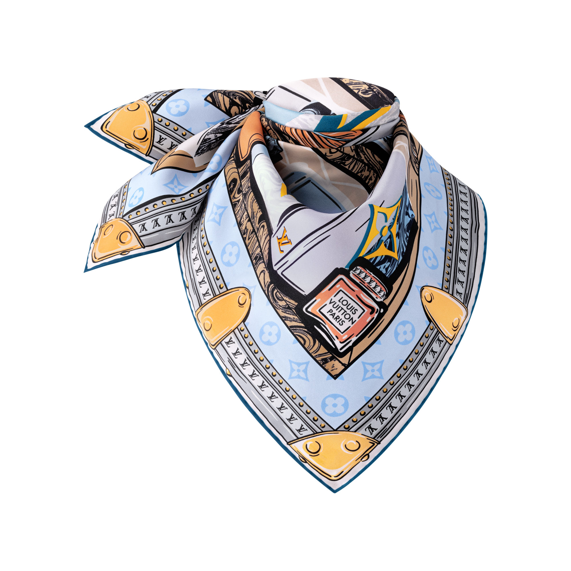 S00 액세서리 실크 스퀘어 & 방도 LV 라이브러리 스퀘어 70 | 루이비통 공식 온라인 스토어® (크게 보기)