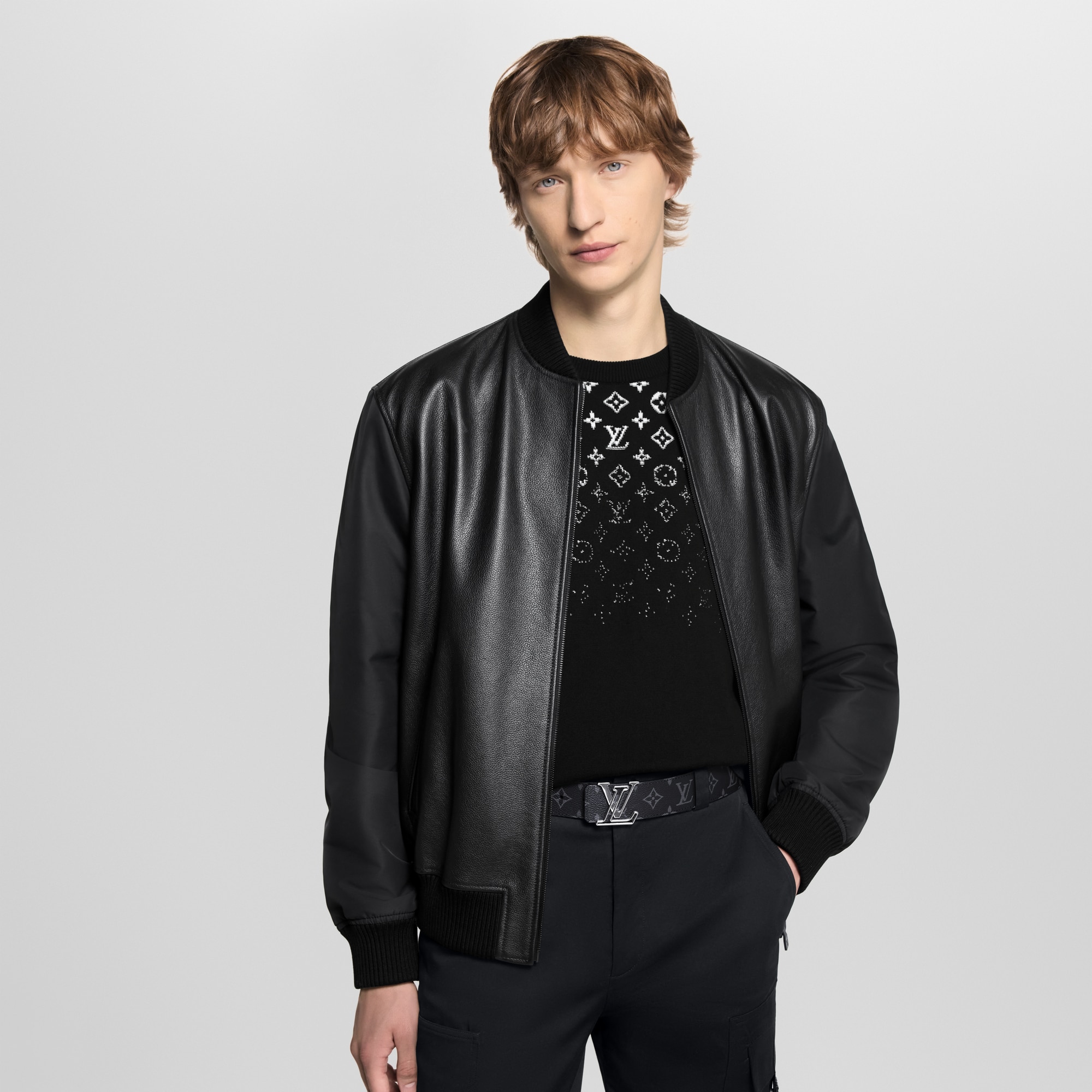 모노그램 이클립스 액세서리 벨트 LV 라인 (LV Line) 40mm 리버서블 벨트 | 루이비통 공식 온라인 스토어® (크게 보기)