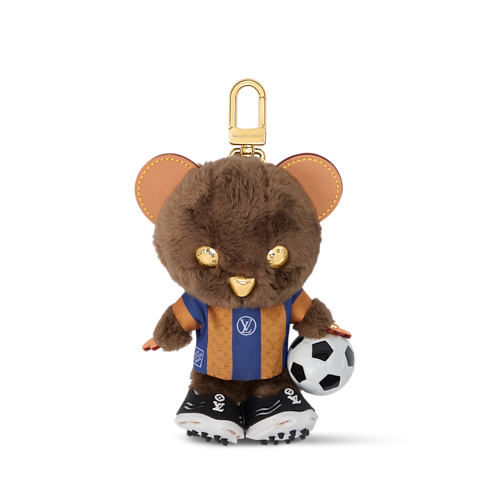 LV 루이 베어 (Louis Bear) 사커 백 참 전면 뷰