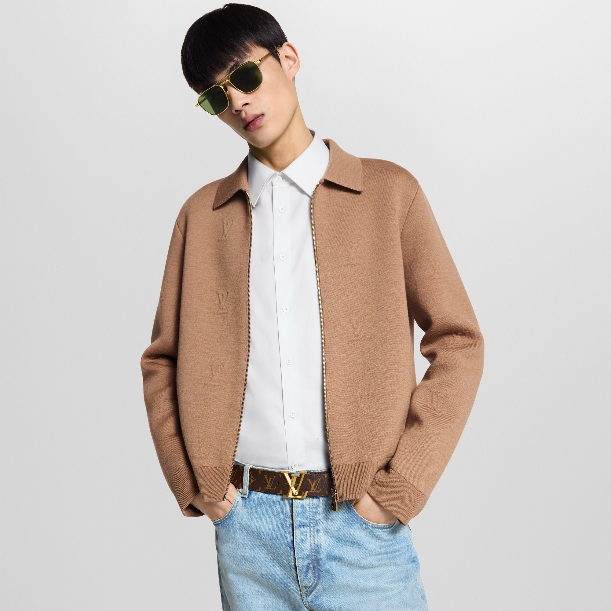 모노그램 액세서리 벨트 LV 피라미드 40MM 벨트 | 루이비통 공식 온라인 스토어® (크게 보기)