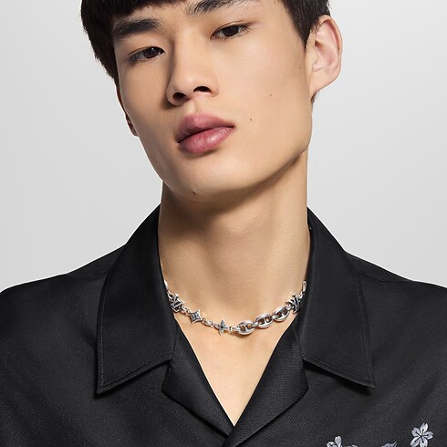 S00 패션 주얼리 목걸이 LV 세일러 (LV Sailor) 미디엄 체인 목걸이 | 루이비통 공식 온라인 스토어® (크게 보기)