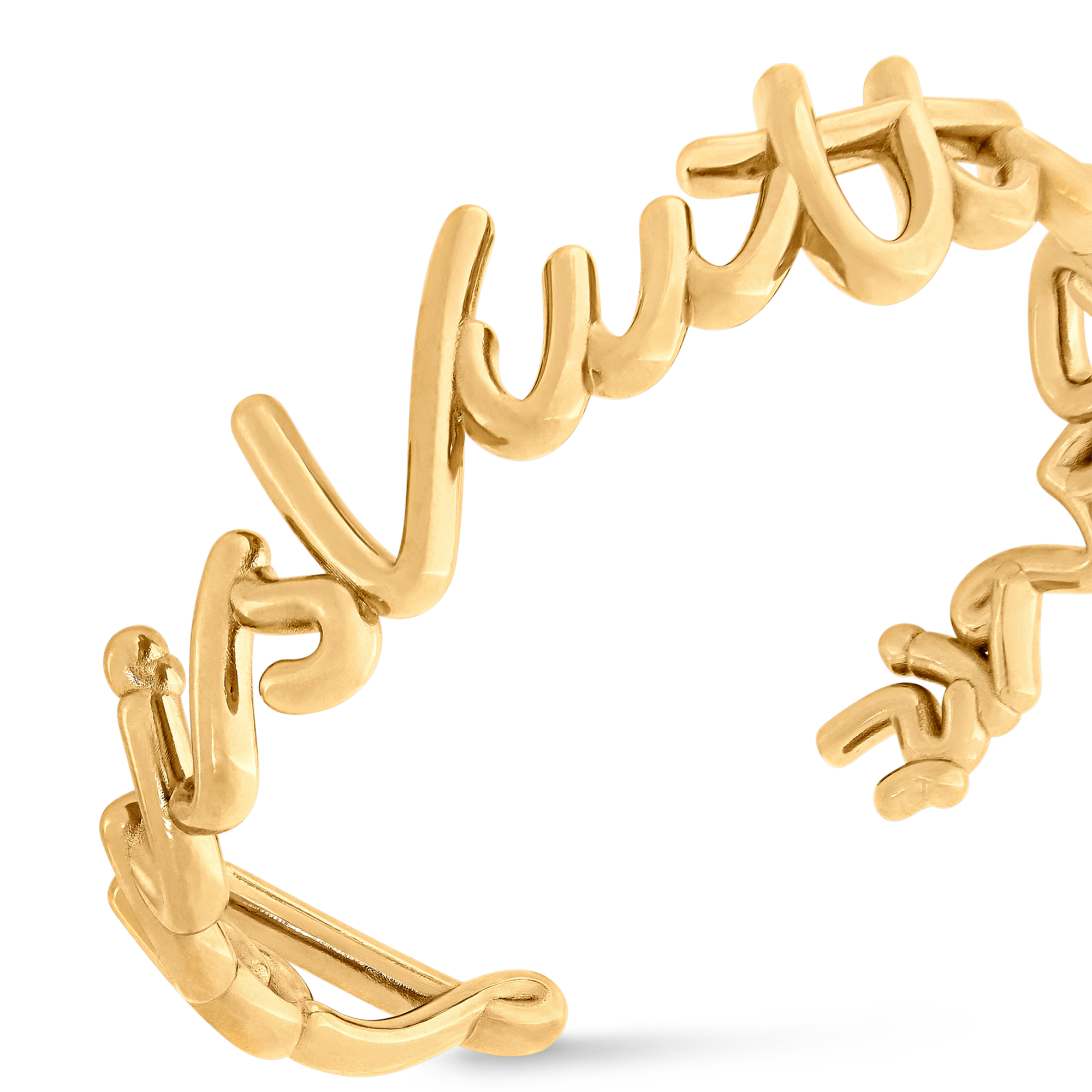 S00 패션 주얼리 팔찌 LV 스크립트 팔찌 | 루이비통 공식 온라인 스토어® (크게 보기)