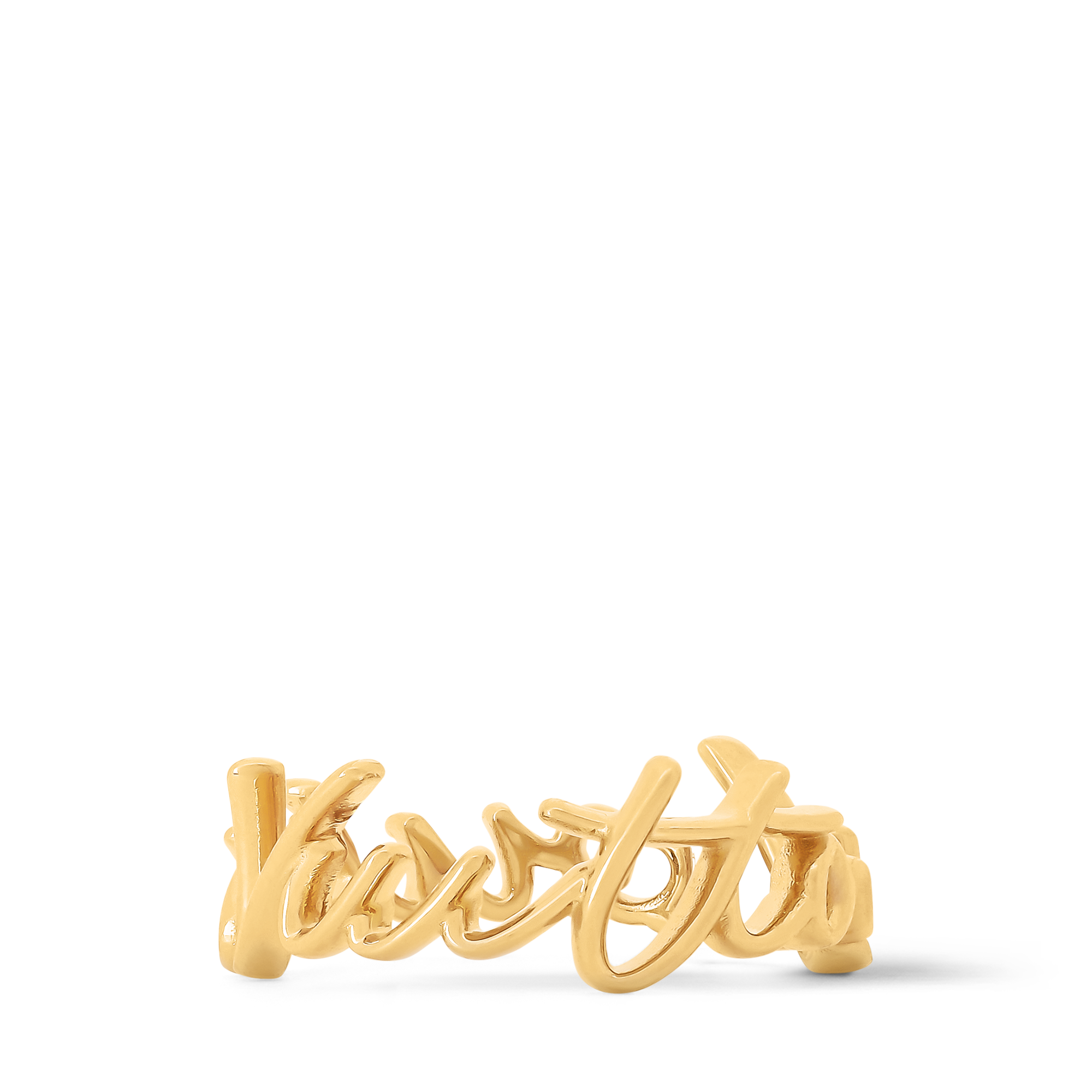 S00 패션 주얼리 반지 LV 스크립트 반지 | 루이비통 공식 온라인 스토어® (크게 보기)