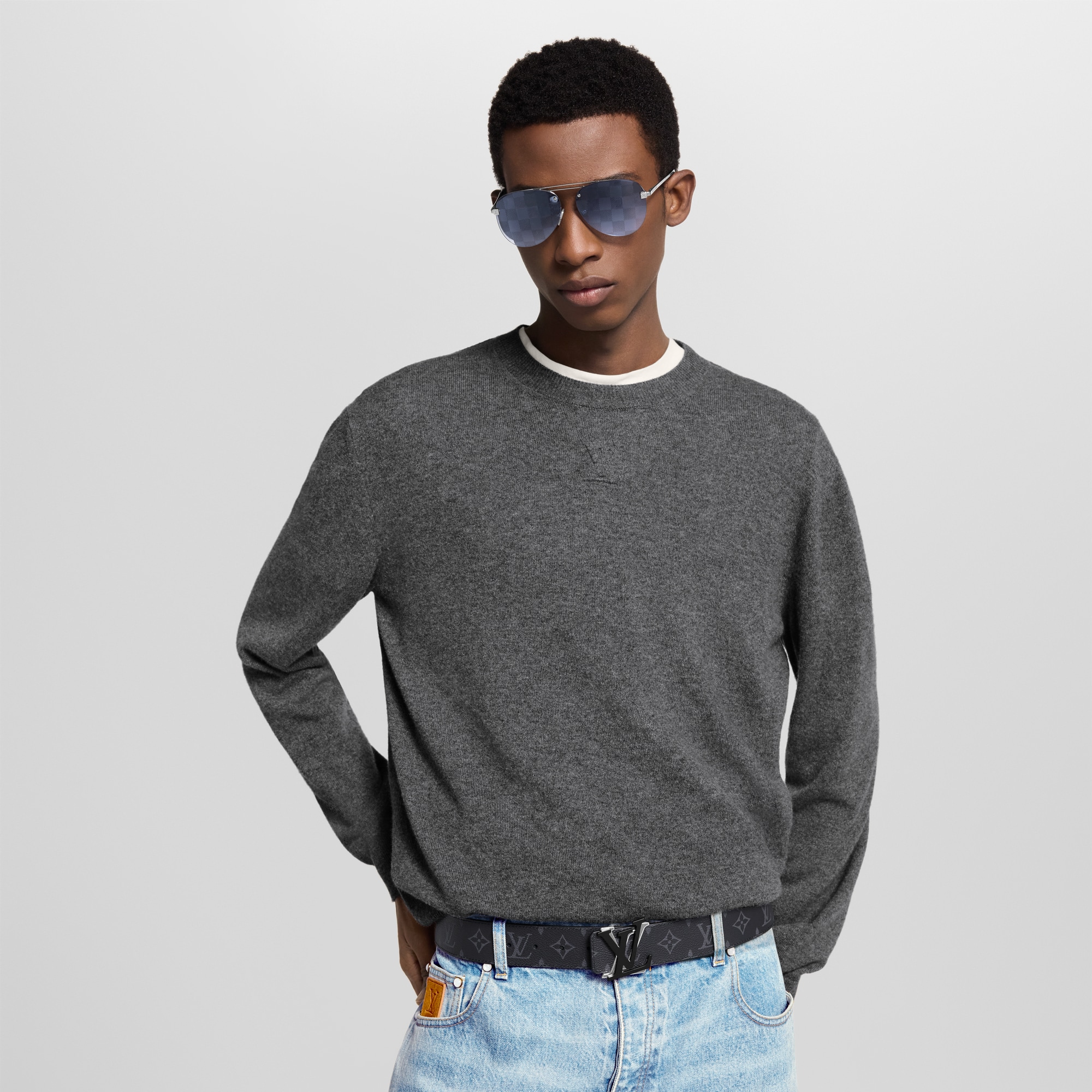 모노그램 이클립스 액세서리 벨트 LV 쉐이크 40mm 리버서블 벨트 | 루이비통 공식 온라인 스토어® (크게 보기)