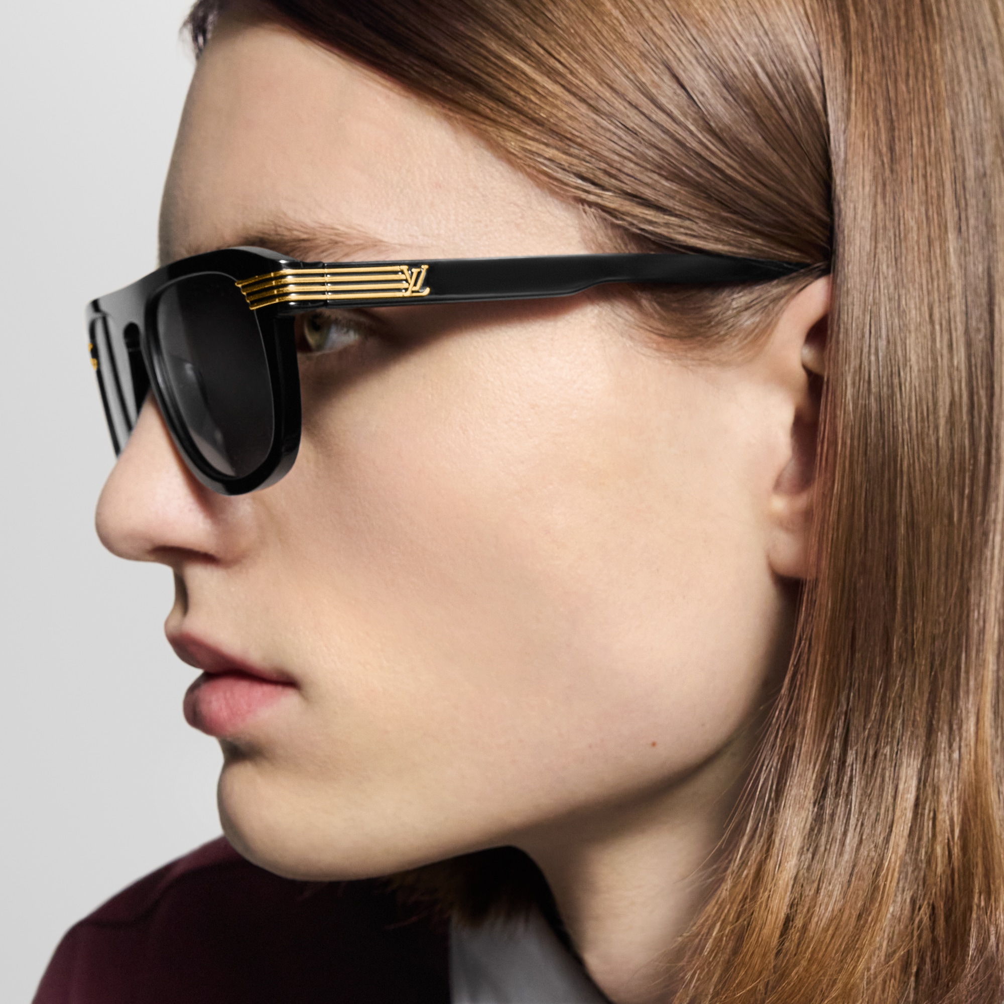 S00 액세서리 선글라스 LV 슬라이드 (LV Slide) 라운드 스퀘어 선글라스 | 루이비통 공식 온라인 스토어® (크게 보기)