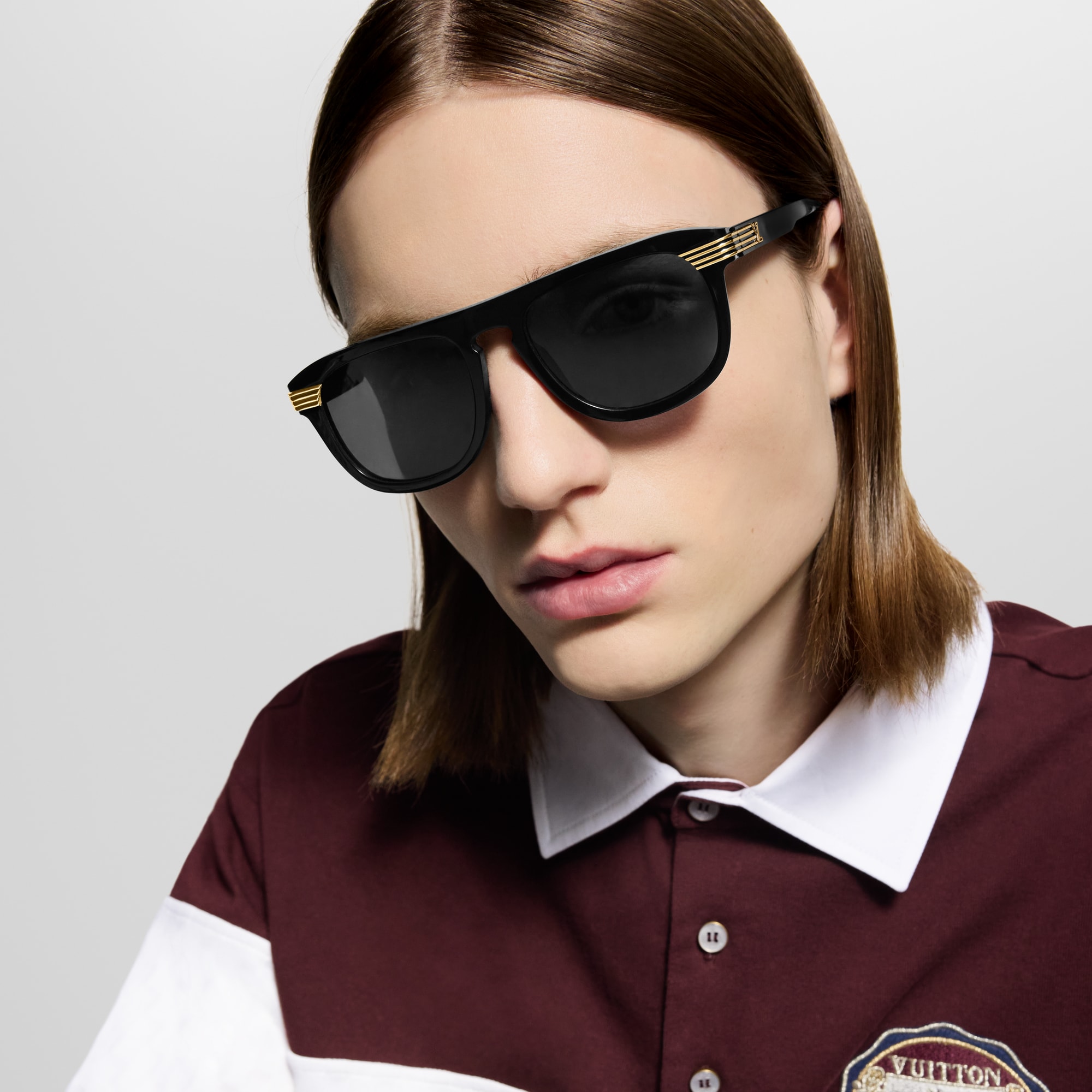 S00 액세서리 선글라스 LV 슬라이드 (LV Slide) 라운드 스퀘어 선글라스 | 루이비통 공식 온라인 스토어® (크게 보기)