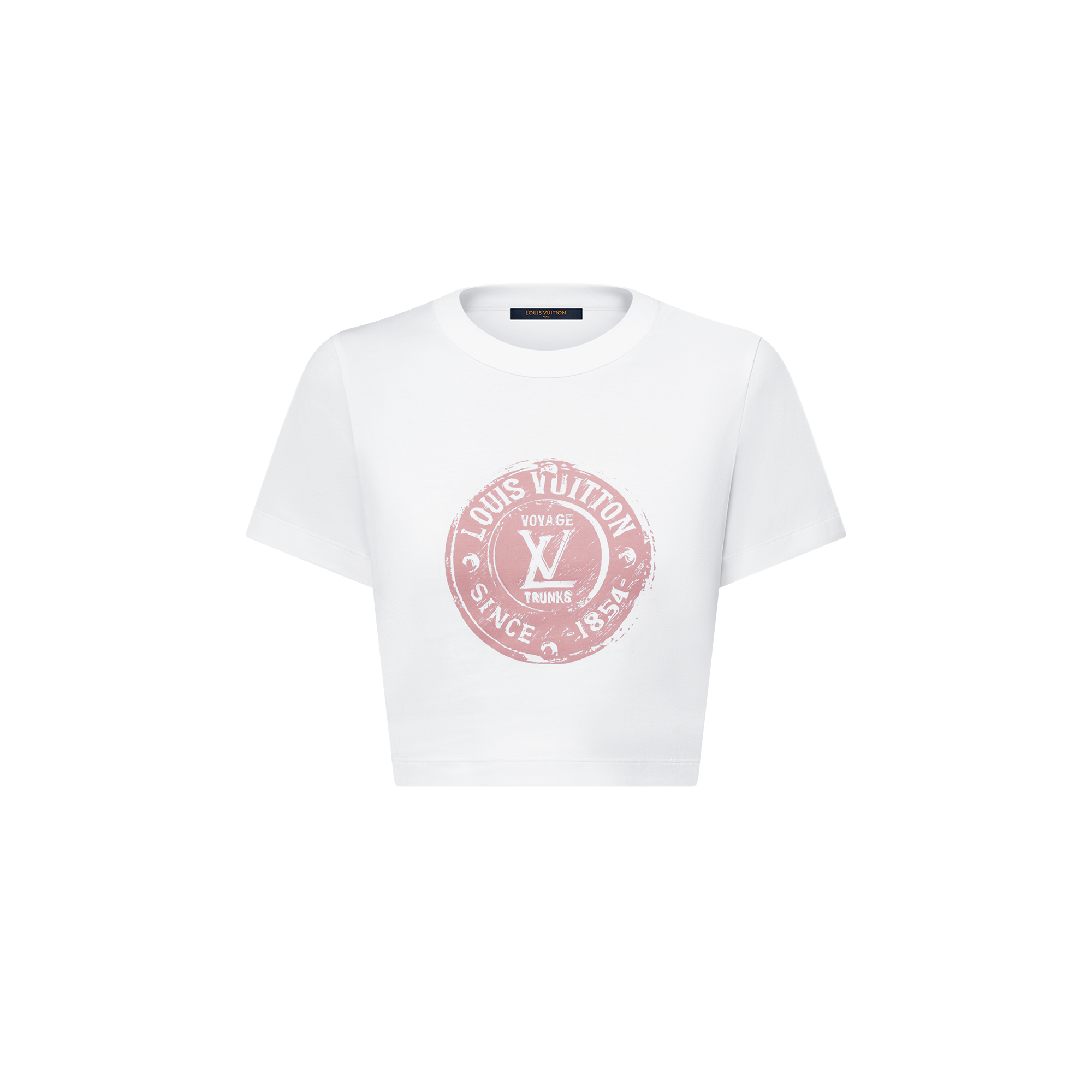  의류 티셔츠 & 블라우스 LV 스탬프 크롭 톱 | 루이비통 공식 온라인 스토어® (크게 보기)