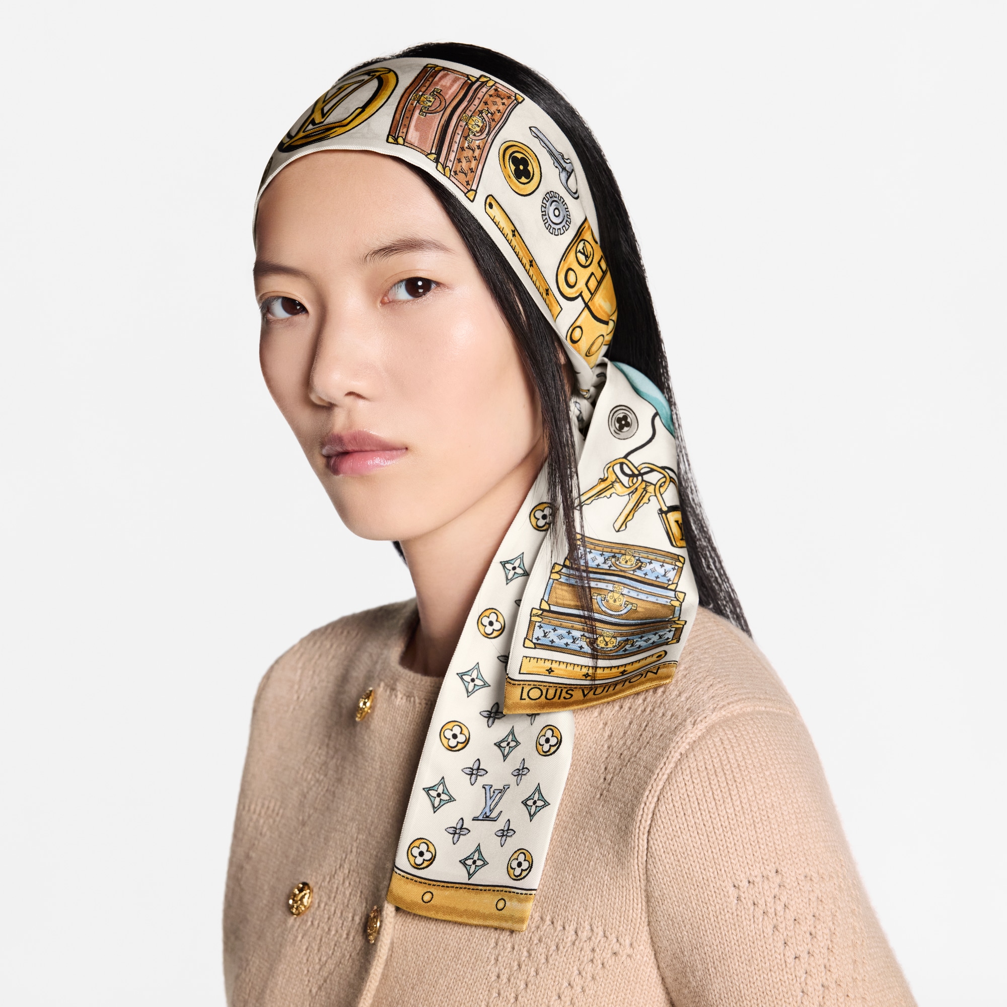 S00 액세서리 실크 스퀘어 & 방도 LV 툴 박스 방도 | 루이비통 공식 온라인 스토어® (크게 보기)