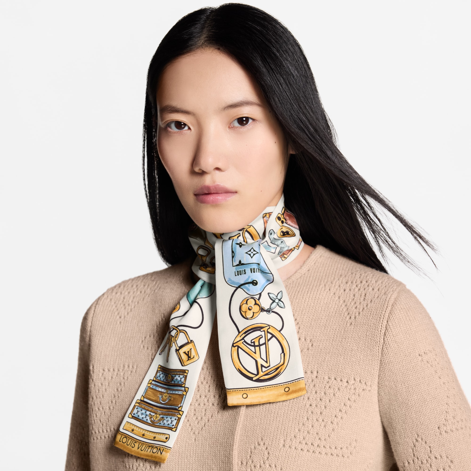 S00 액세서리 실크 스퀘어 & 방도 LV 툴 박스 방도 | 루이비통 공식 온라인 스토어® (크게 보기)