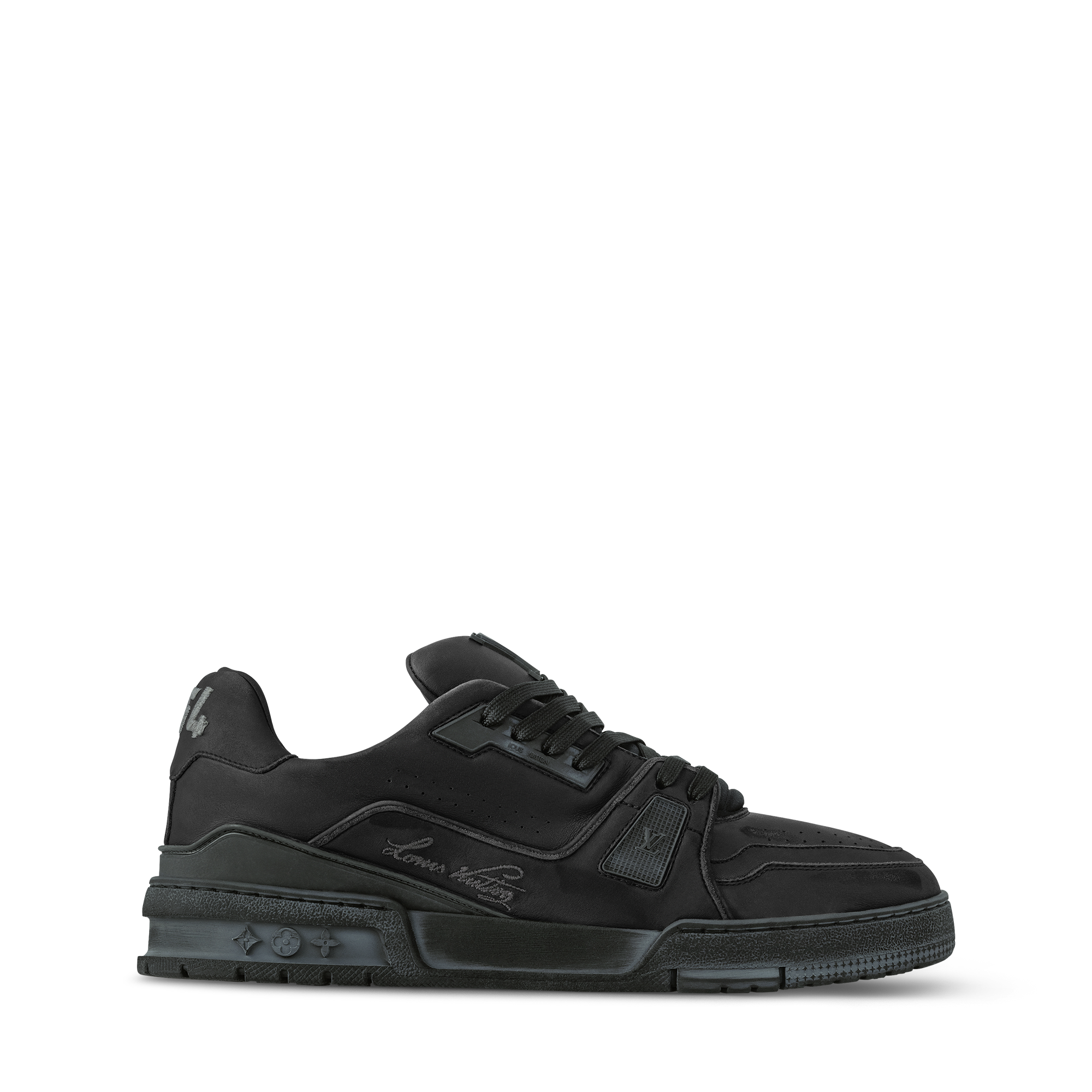  슈즈 스니커즈 LV 트레이너 디스트레스드 스니커즈 | 루이비통 공식 온라인 스토어® (크게 보기)