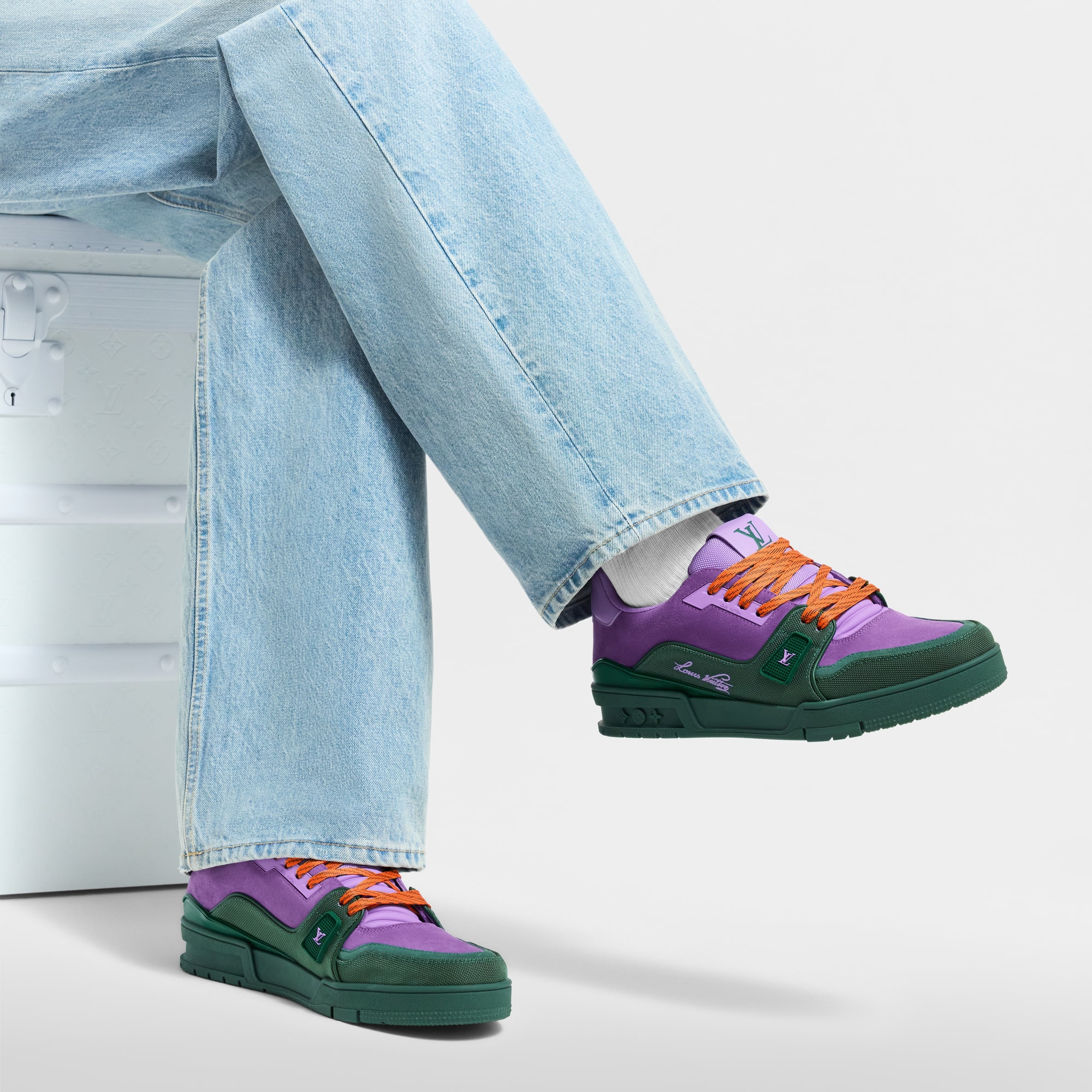  슈즈 스니커즈 LV 트레이너 스니커즈 | 루이비통 공식 온라인 스토어® (크게 보기)