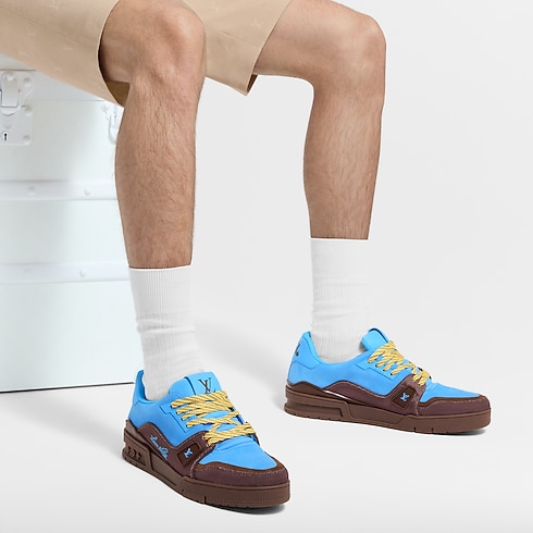 슈즈 스니커즈 LV 트레이너 스니커즈 | 루이비통 공식 온라인 스토어® (크게 보기)