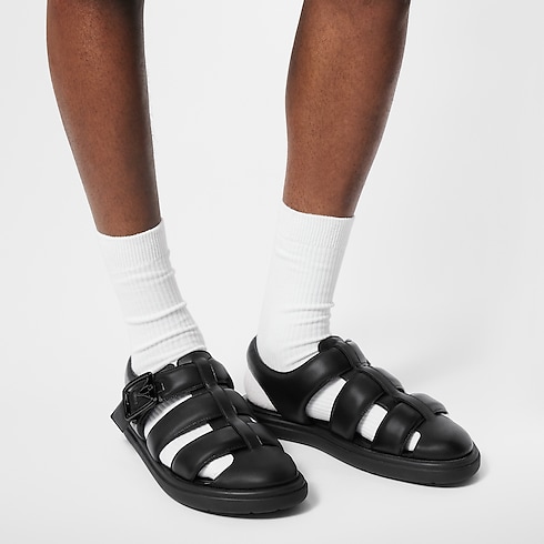 슈즈 샌들 LV 베니스 샌들 | 루이비통 공식 온라인 스토어® (크게 보기)