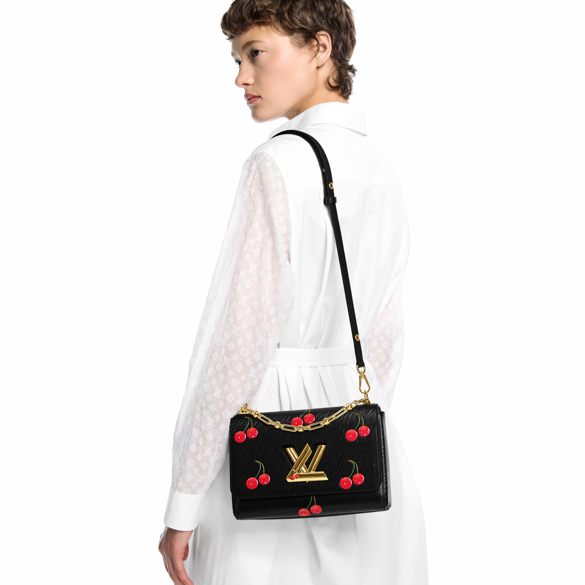 에피 여성 가방 LV 아이콘 LV x TM 트위스트 MM | 루이비통 공식 온라인 스토어® (크게 보기)