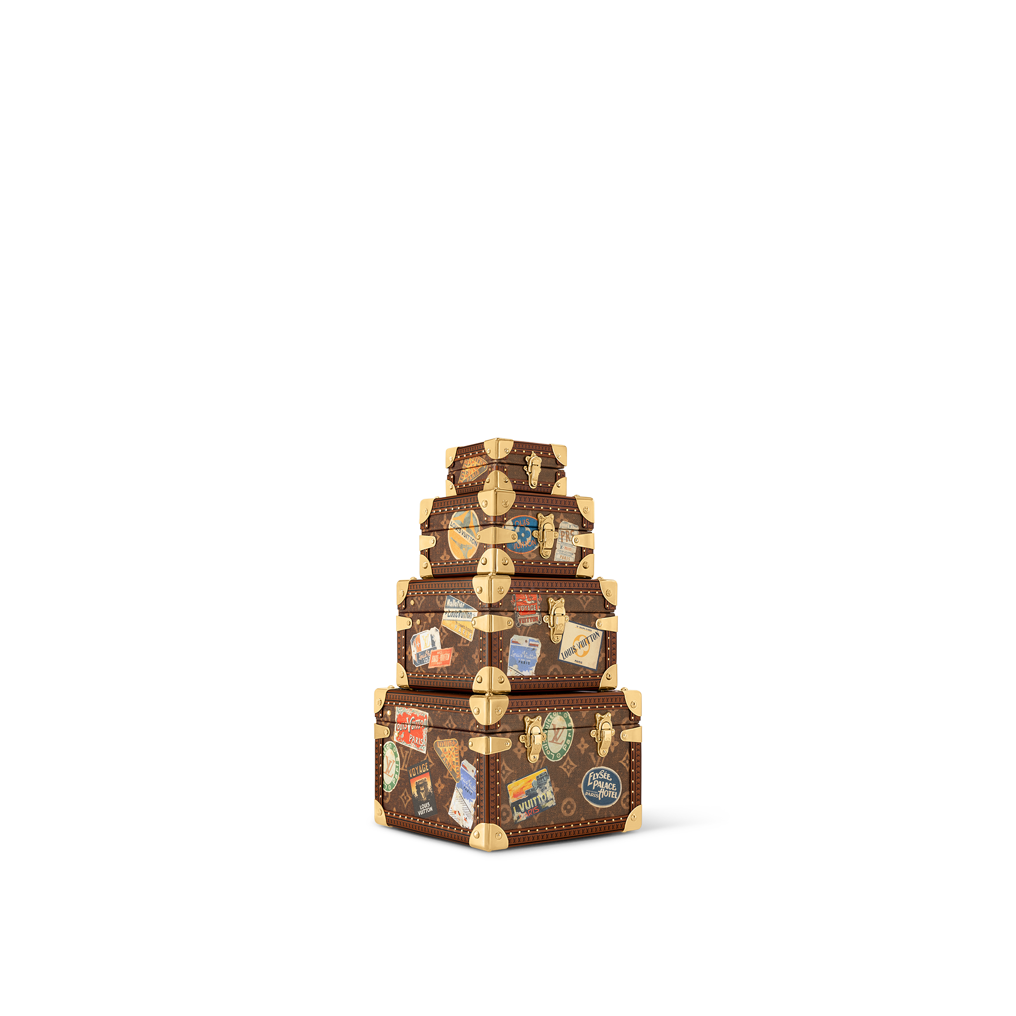 기타 모노그램 캔버스 트렁크 & 박스 박스 말 피라미드 | 루이비통 공식 온라인 스토어® (크게 보기)