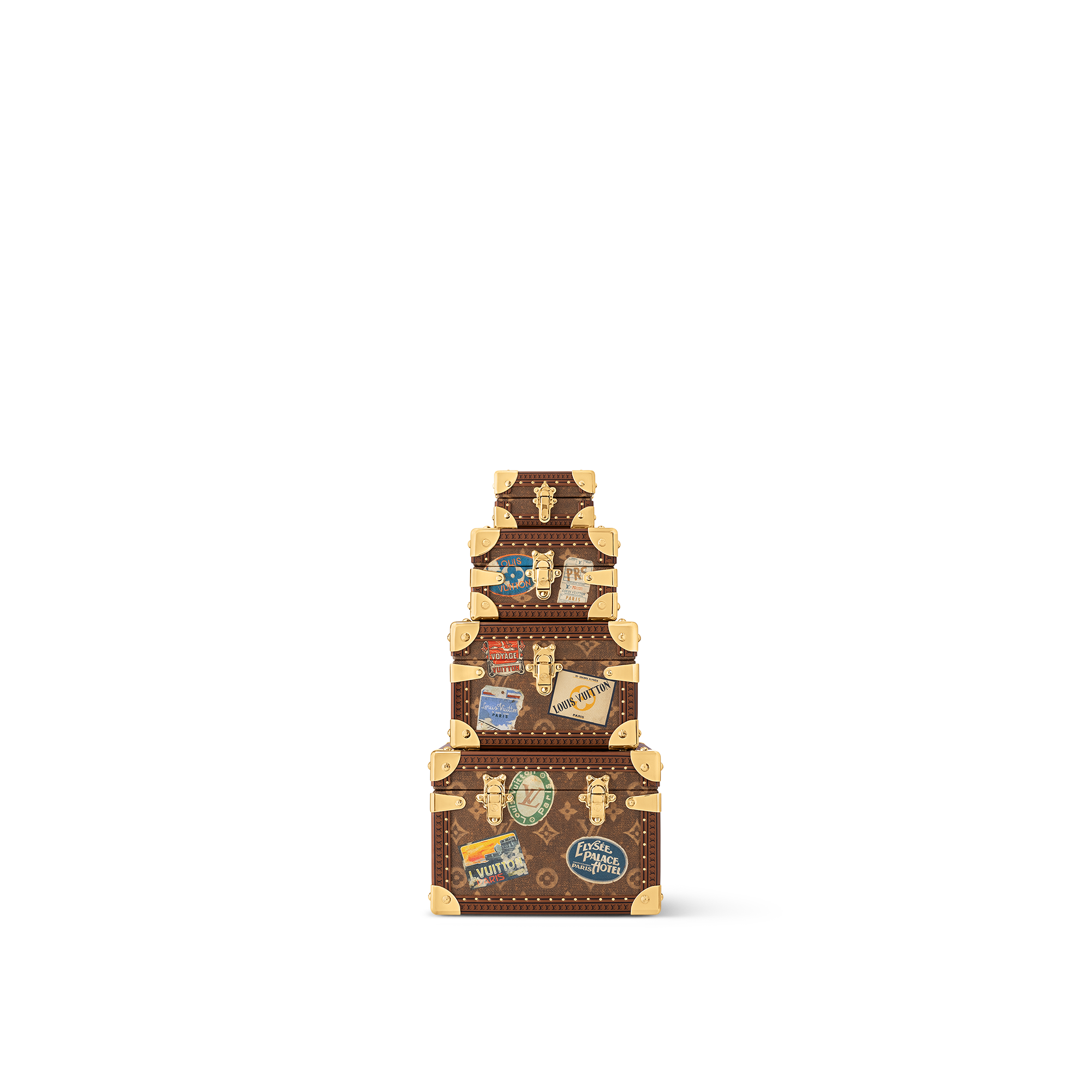 기타 모노그램 캔버스 트렁크 & 박스 박스 말 피라미드 | 루이비통 공식 온라인 스토어® (크게 보기)