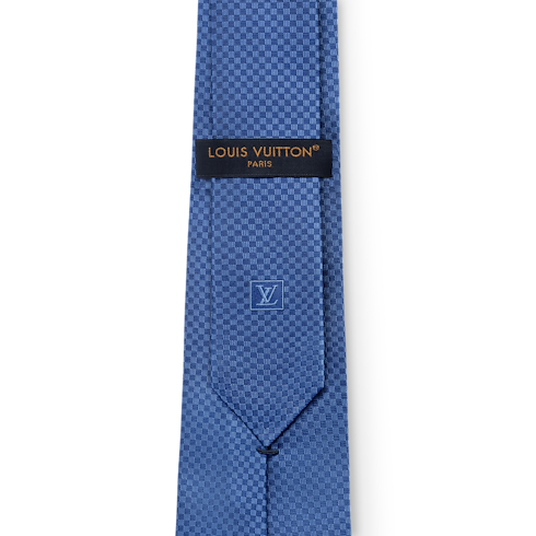 S00 액세서리 타이 & 포켓 스퀘어 마이크로 다미에 타이 | 루이비통 공식 온라인 스토어® (크게 보기)