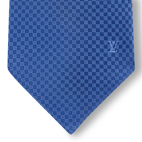 S00 액세서리 타이 & 포켓 스퀘어 마이크로 다미에 타이 | 루이비통 공식 온라인 스토어® (크게 보기)