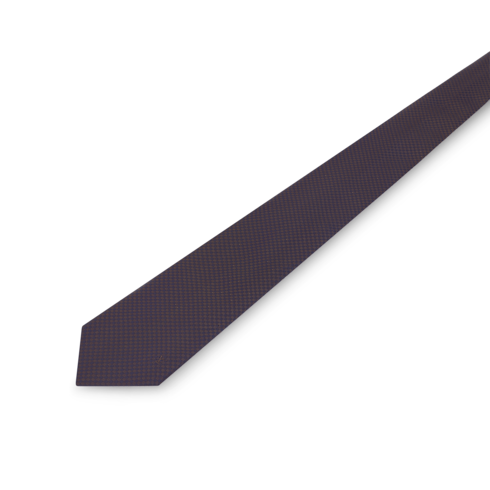 S00 액세서리 타이 & 포켓 스퀘어 마이크로 다미에 타이 | 루이비통 공식 온라인 스토어® (크게 보기)