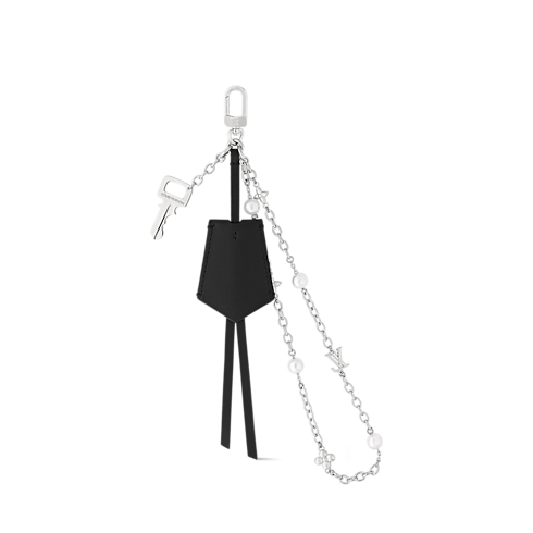 S00 액세서리 키 홀더 & 백참 미드나잇 펄 스태킹 백 참 | 루이비통 공식 온라인 스토어® (크게 보기)