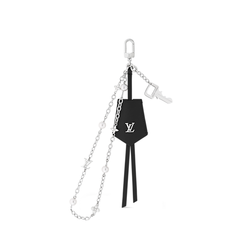 S00 액세서리 키 홀더 & 백참 미드나잇 펄 스태킹 백 참 | 루이비통 공식 온라인 스토어® (크게 보기)