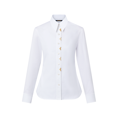 의류 티셔츠 & 블라우스 모노그램 액센트 셔츠 | 루이비통 공식 온라인 스토어® (크게 보기)