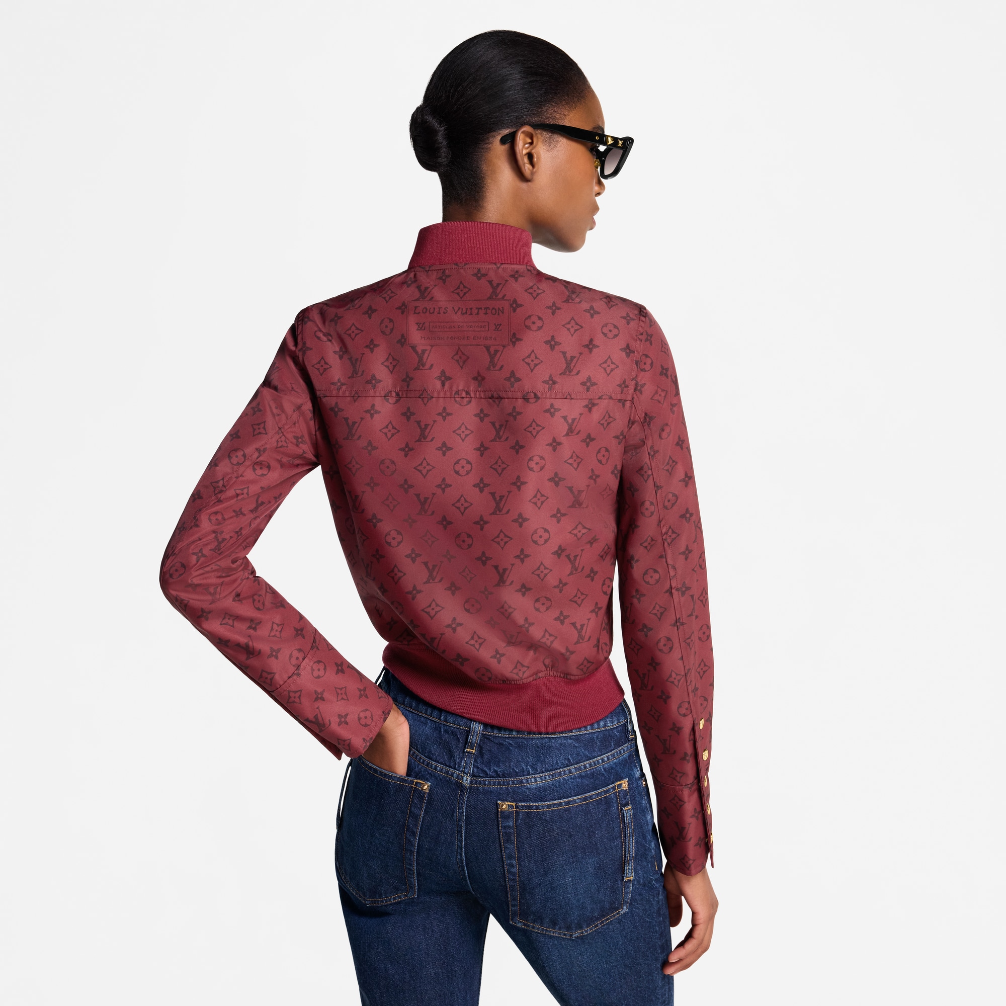  의류 코트 & 재킷 모노그램 보머 재킷 | 루이비통 공식 온라인 스토어® (크게 보기)