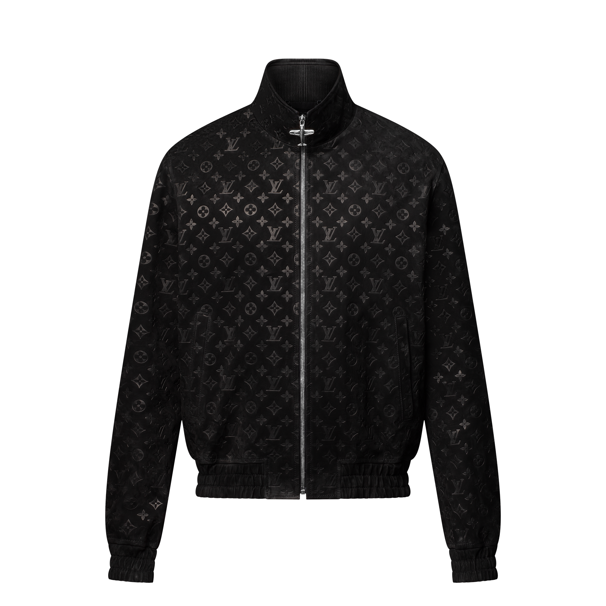  의류 아우터 & 코트 모노그램 디보스드 스웨이드 트랙수트 재킷 | 루이비통 공식 온라인 스토어® (크게 보기)