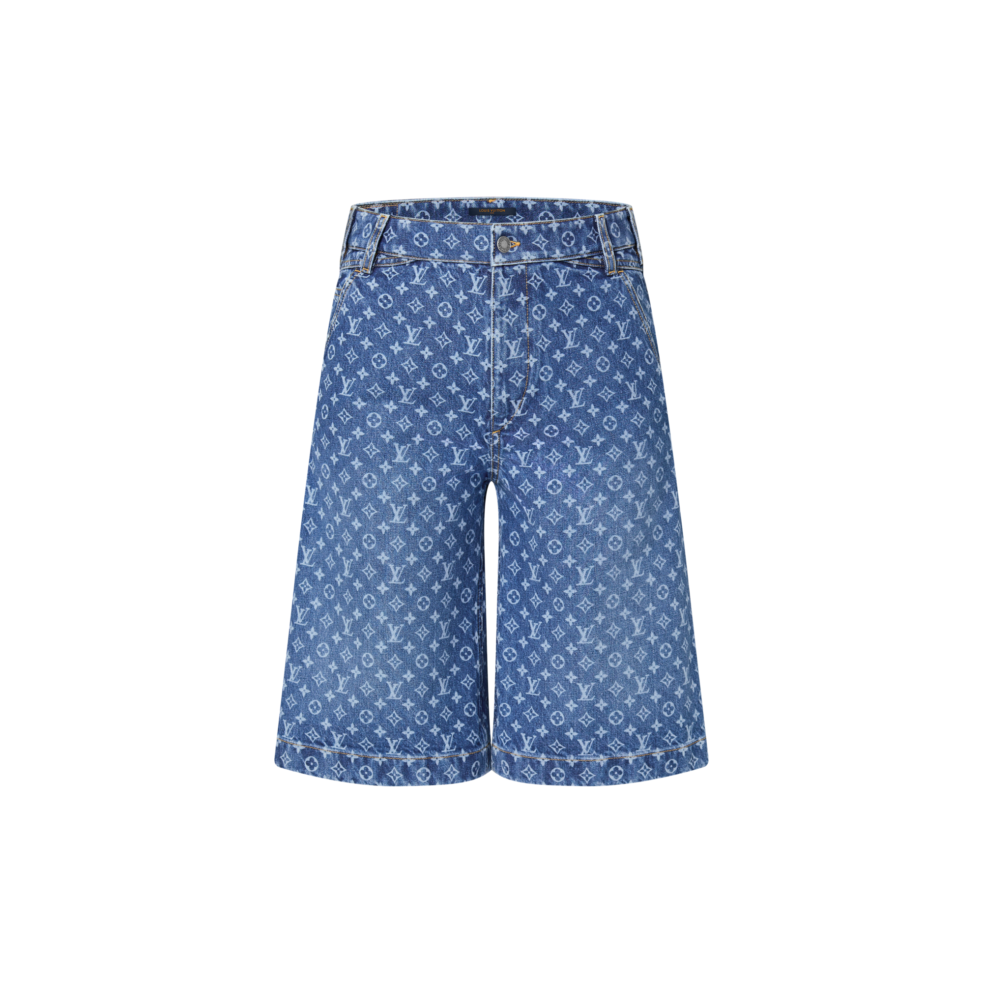  의류 스커트 & 쇼츠 모노그램 데님 버뮤다 쇼츠 | 루이비통 공식 온라인 스토어® (크게 보기)