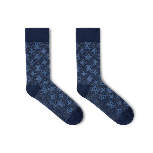 S00 액세서리 모자, 비니 & 장갑 모노그램 데님 아이콘 (Monogram Denim Icon) 삭스 | 루이비통 공식 온라인 스토어® (크게 보기)