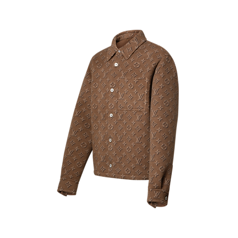 의류 All Ready-to-Wear 모노그램 더블 페이스 오버셔츠 | 루이비통 공식 온라인 스토어® (크게 보기)