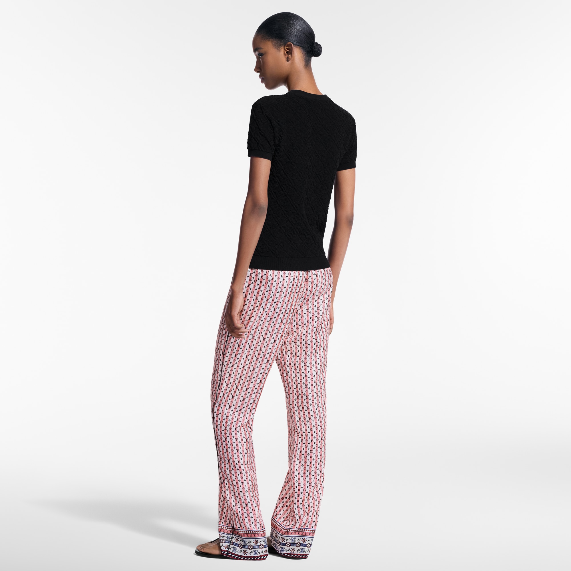  의류 티셔츠 & 블라우스 모노그램 플라워 타월링 톱 | 루이비통 공식 온라인 스토어® (크게 보기)