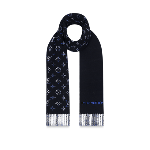 S00 홀리데이 남성 선물 추천 } 모노그램 그래디언트 (Monogram Gradient) 타탄 시티 스카프 | 루이비통 공식 온라인 스토어® (크게 보기)