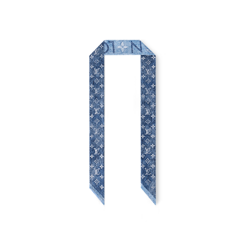 S00 액세서리 실크 스퀘어 & 방도 모노그램 인피니티 데님 BB 방도 | 루이비통 공식 온라인 스토어® (크게 보기)