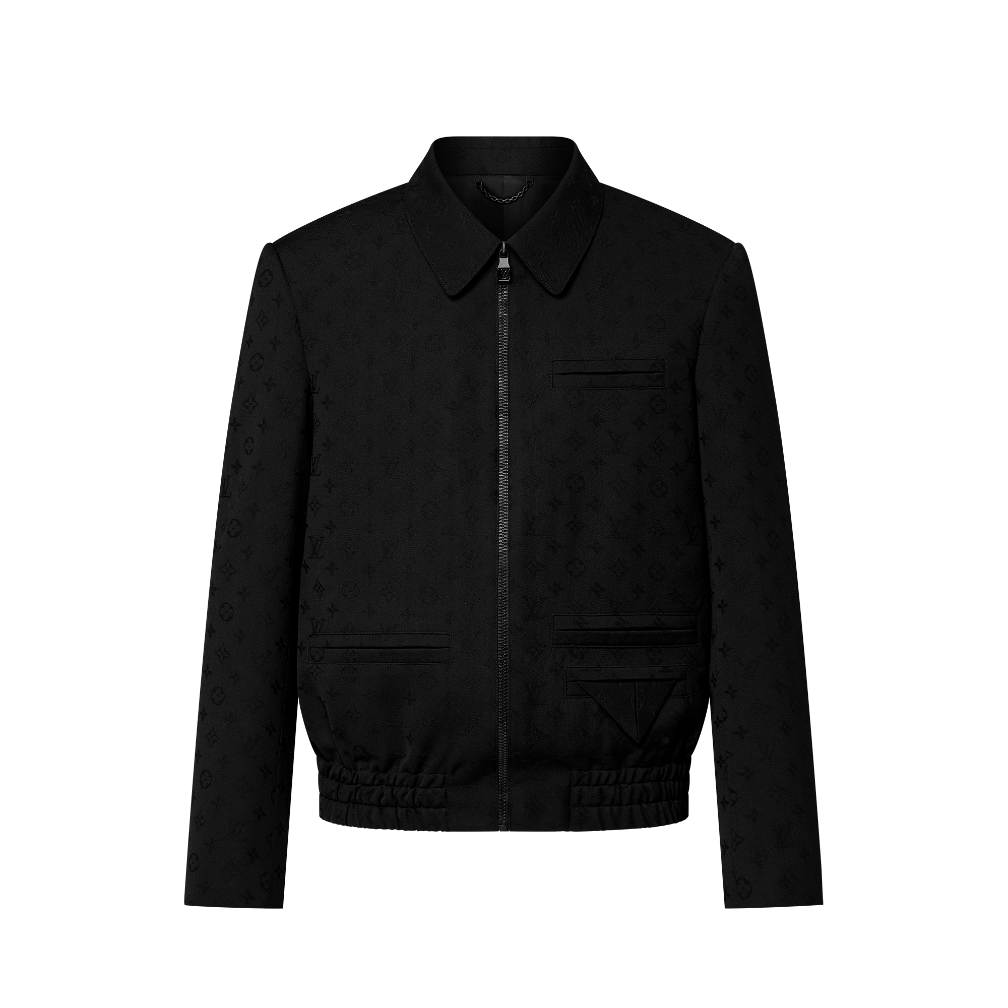  의류 아우터 & 코트 모노그램 자카드 울 제트 포켓 블루종 | 루이비통 공식 온라인 스토어® (크게 보기)
